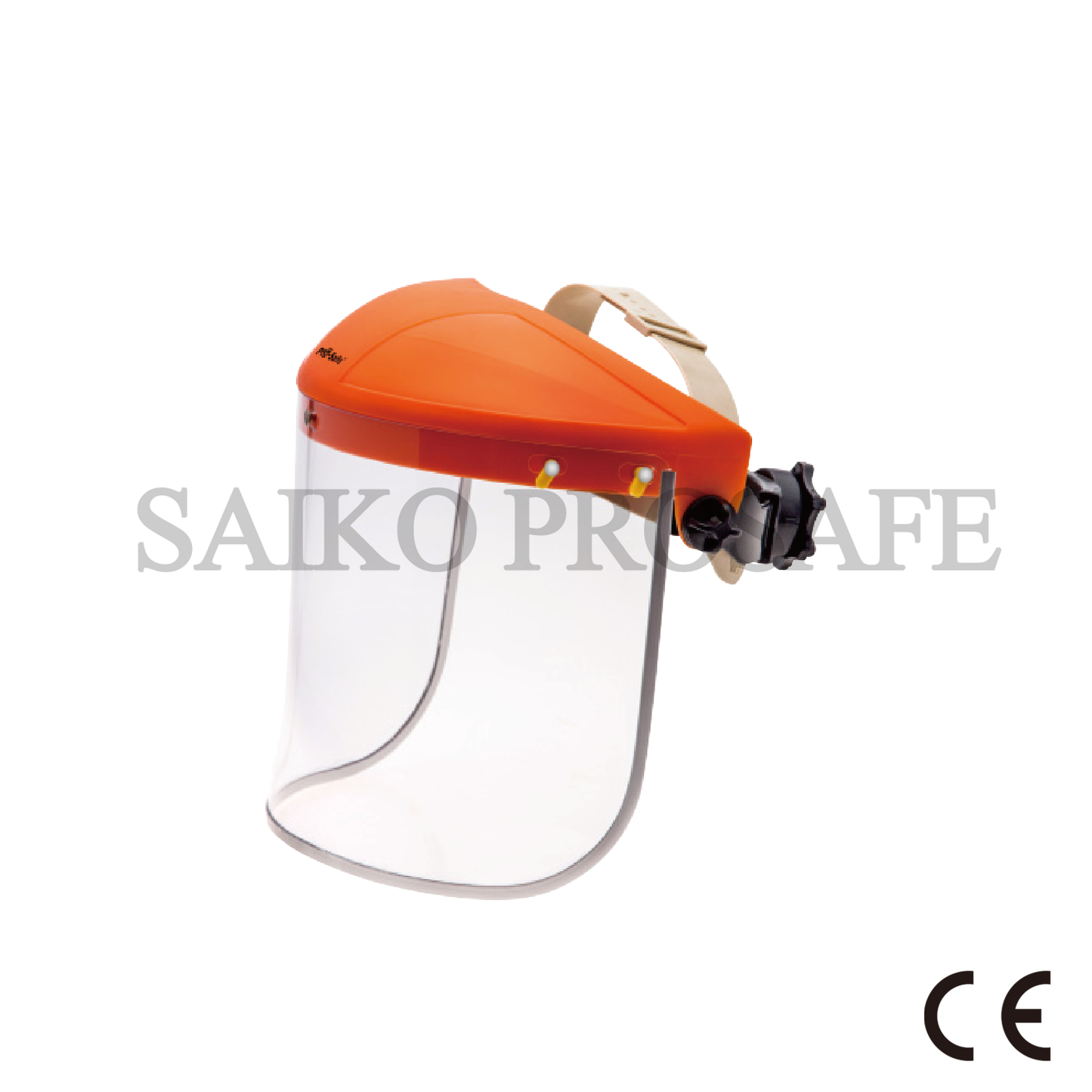 Face Shield - Clear Window with Aluminum Binding - Comfortable Ratcheting Headgear KM1504001
