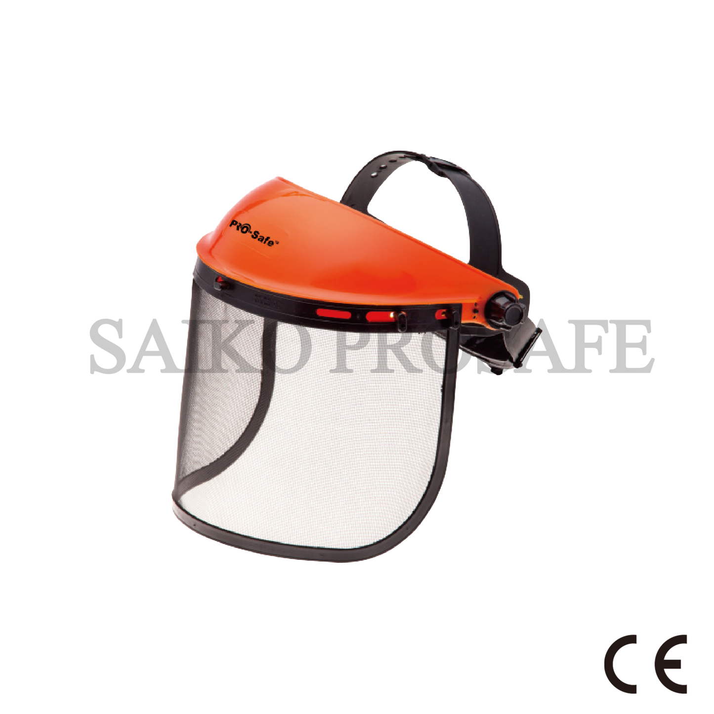 Safety Face Shield with Mesh Visor for Chainsaw Trimmer Pole Pruner KM1504019-M