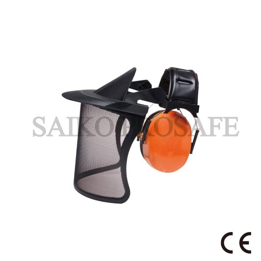 Face Shield -  mesh visor and earmuffs- KM1504021