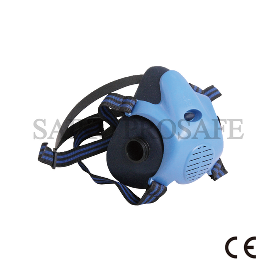 Respirator with two filters Respirator Reusable Half Face Cover Gas Mask with Safety Glasses, Filters for Painting, chemical, Organic Vapor, Welding, Polishing, Woodworking and Other Work Protection KM1505108