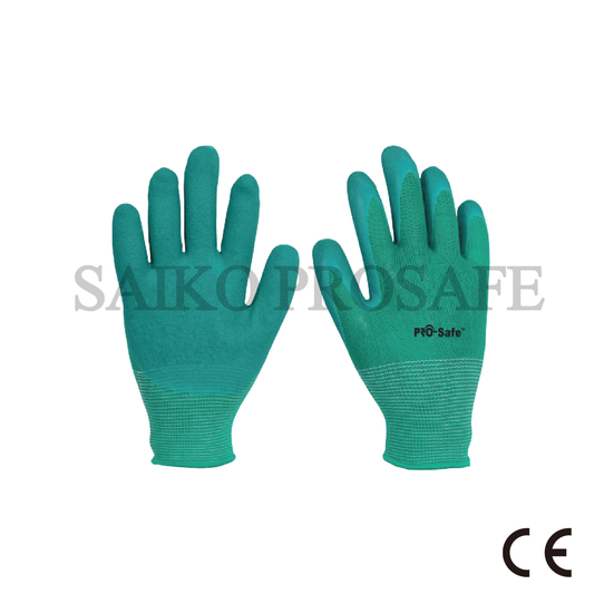 Working gloves 13-Gauge Polyester Shell , PALM latex coated KM1509405